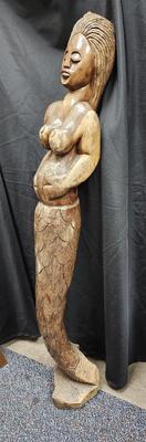 Carved Wood Figurehead Mermaid
