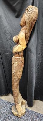 Carved Wood Figurehead Mermaid