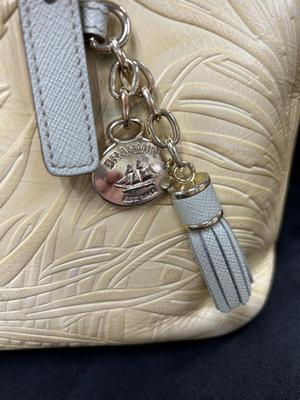 Brahmin Tote with Havana Palm Leaves