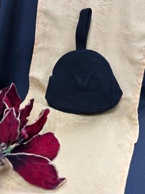 Black Vintage Genuine 'Corde" Purse