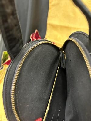Black Vintage Genuine 'Corde" Purse