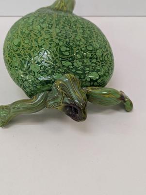 Hand Made Glass Sea Turtle Figure