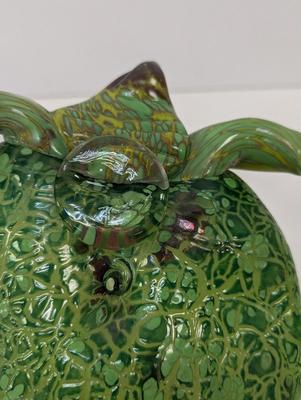 Hand Made Glass Sea Turtle Figure