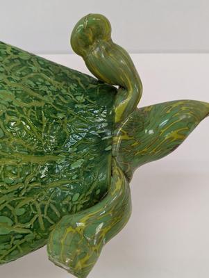 Hand Made Glass Sea Turtle Figure