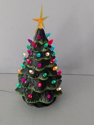 Ceramic Light-Up Christmas Tree