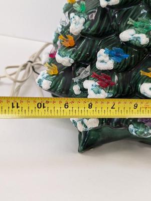 Mid Century Ceramic Christmas Tree Light Up By HCM