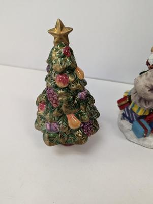 Holiday Figures Tree & Santa's