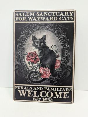 Retro Metal Tin Sign Approx 11 3/4" x 7 3/4"