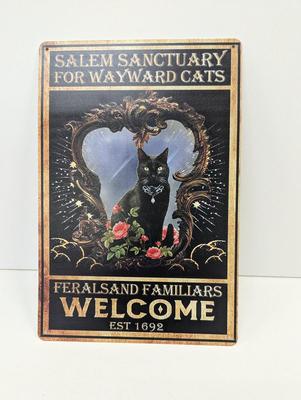 Retro Metal Tin Sign Approx 11 3/4" x 7 3/4"