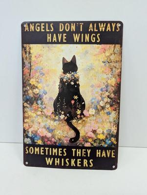 Retro Metal Tin Sign Approx 11 3/4" x 7 3/4"