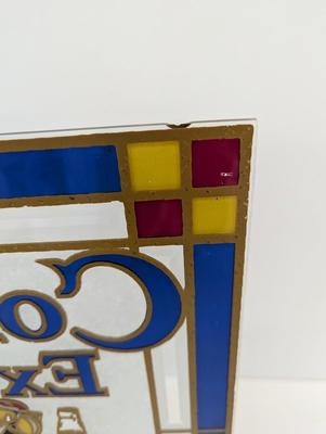 Coronita Extra Glass Sign Approx 11 1/2" x 16"