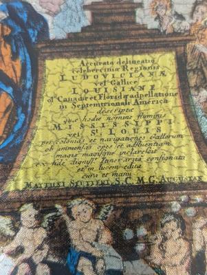Mercator's Famous World Map Reproduced In Color Foil-Etch