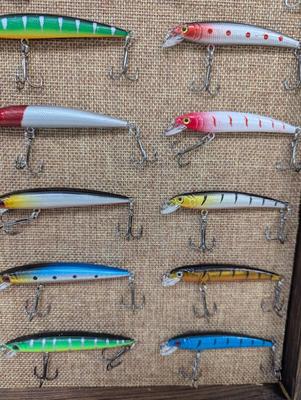 Fishing Lures Shadow Box