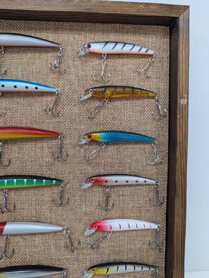 Fishing Lures Shadow Box