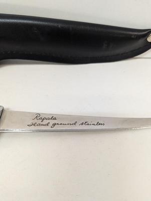 Rapala Hand Ground Stainless Knife With Sheath