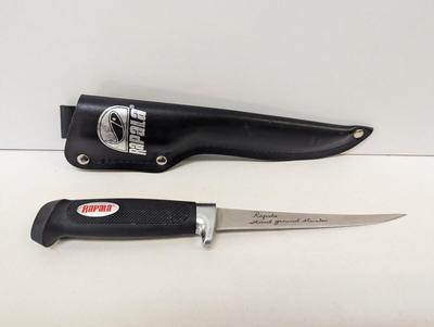 Rapala Hand Ground Stainless Knife With Sheath