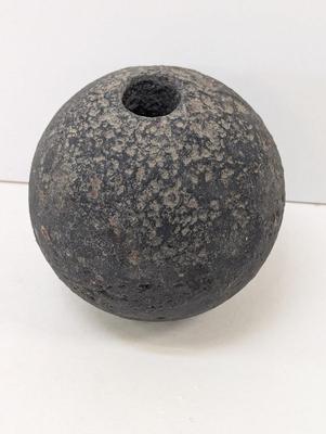 Old Mortar Shell Approx 4.5" In Diameter & Approx 7.5 Pounds