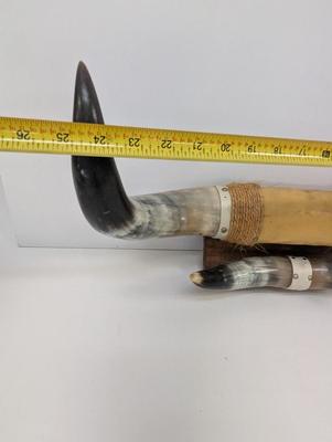 Vintage Steer Horns Western Wall Decor