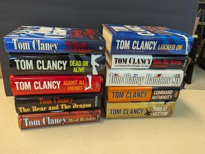 Used Tom Clancy Hardback Books 1 Book Is Signed Choice 2