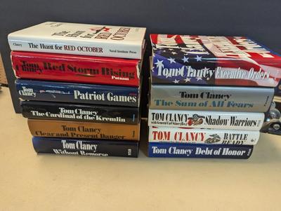 Used Tom Clancy Hardback Books Choice 3