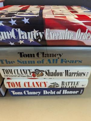 Used Tom Clancy Hardback Books Choice 3