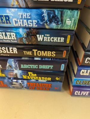 Used Clive Cussler Hardback Collection Choice 1