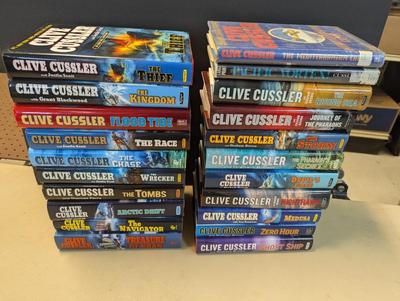 Used Clive Cussler Hardback Collection Choice 1