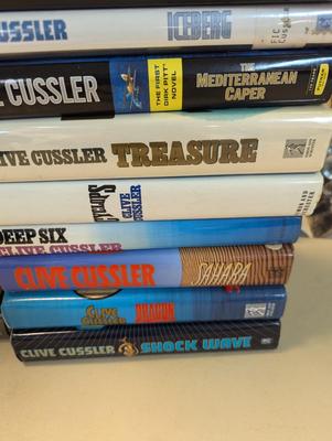 Used Clive Cussler Hardback Collection 1 Signed Choice 2