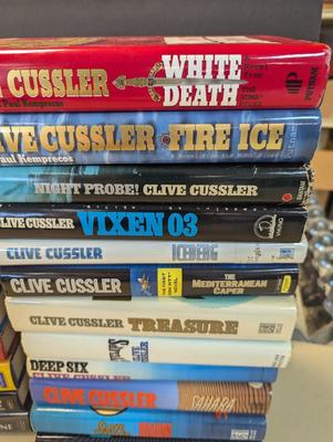 Used Clive Cussler Hardback Collection 1 Signed Choice 2