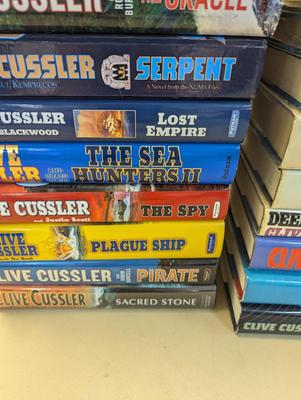 Used Clive Cussler Hardback Collection 1 Signed Choice 2