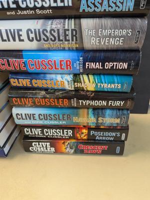 Used Clive Cussler Hardback Collection Choice 3