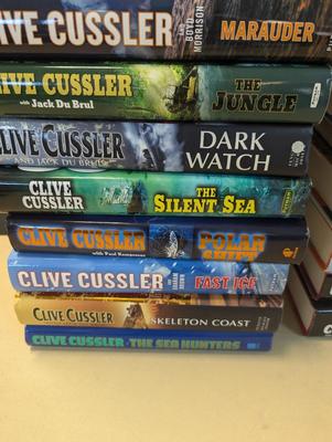 Used Clive Cussler Hardback Collection Choice 3
