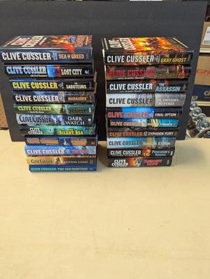 Used Clive Cussler Hardback Collection Choice 3