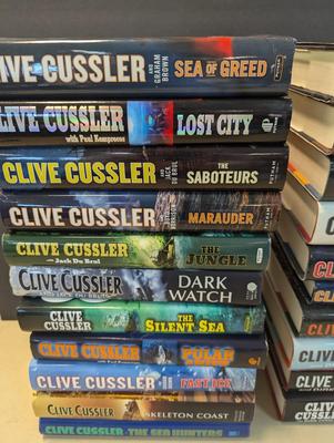 Used Clive Cussler Hardback Collection Choice 3