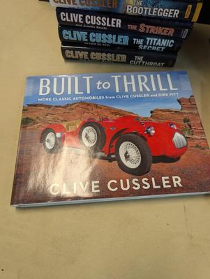 Used Clive Cussler Hardback Collection Choice 4