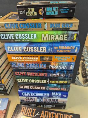 Used Clive Cussler Hardback Collection Choice 4