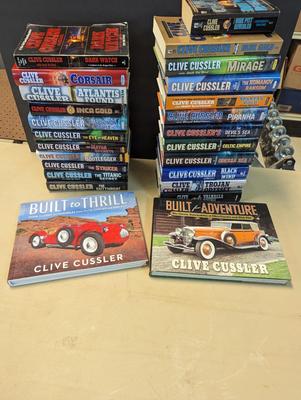 Used Clive Cussler Hardback Collection Choice 4