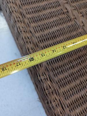 Brown Wicker Trunk