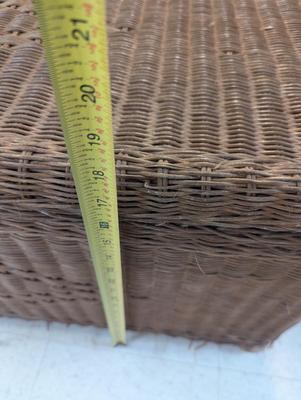 Brown Wicker Trunk