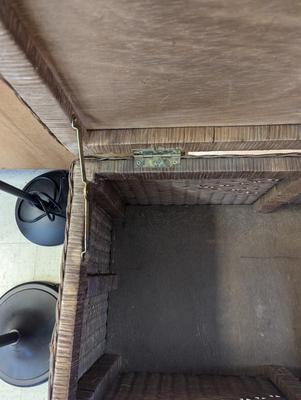 Brown Wicker Trunk