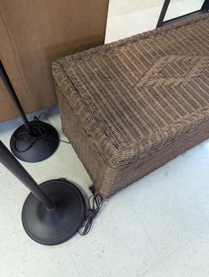Brown Wicker Trunk