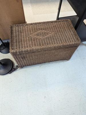 Brown Wicker Trunk