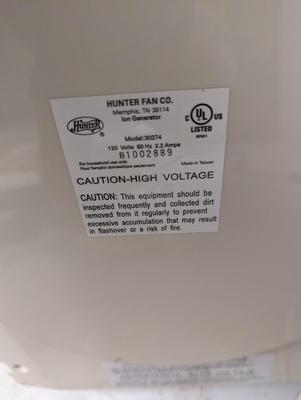 Hunter 30374 Air Purification System