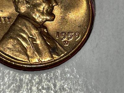 1959-D/D/D Lincoln Cent FS-501 Uncirculated Condition/Spotted Obverse RPM-1 Top 100 RPM as Pictured.