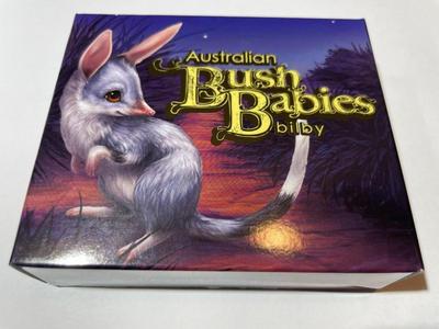 Australian Bush Babies BILBYE 2011 Proof Colorized 1/2 Ounce .999 Fine Silver Coin Limited to 10,000 as Pictured.