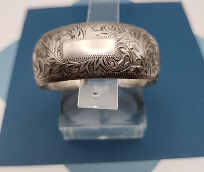 Sterling Stamped Cuff