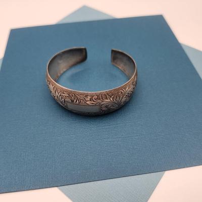 Sterling Stamped Cuff