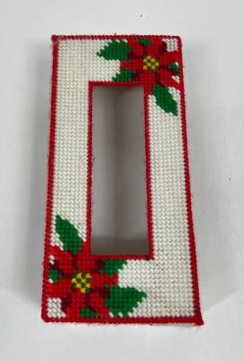 Christmas Cross Stitch Tissue Box Cover