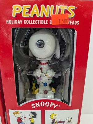 Peanuts Holiday Collectible Bobbin Heads Choice 1