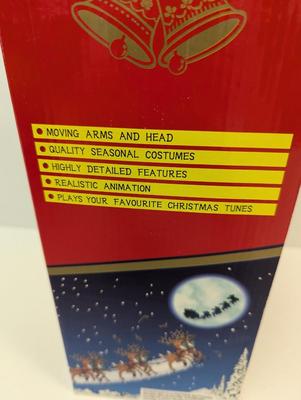 Battery Operated 16" Musical Christmas Moving Santa Figure